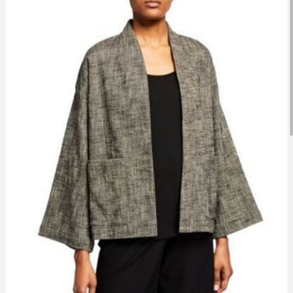 Eileen Fisher Jackets & Blazers - NWT Eileen Fisher Tweedy Organic Cotton Kimono Jacket Size XS